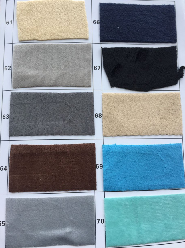 Imitación súper suave felpa corta imitación súper suave tela súper suave felpa almohada franela ropa tela en stock lote cero