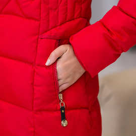冬装新款韩版修身羽绒棉服外套加厚棉袄学生大码韩国棉衣女中长款