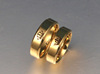 Golden ring for beloved stainless steel suitable for men and women, suitable for import