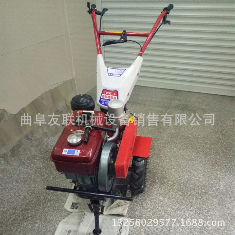 果园松土除草机 大功率农田旋耕翻土机 小型汽油微耕机