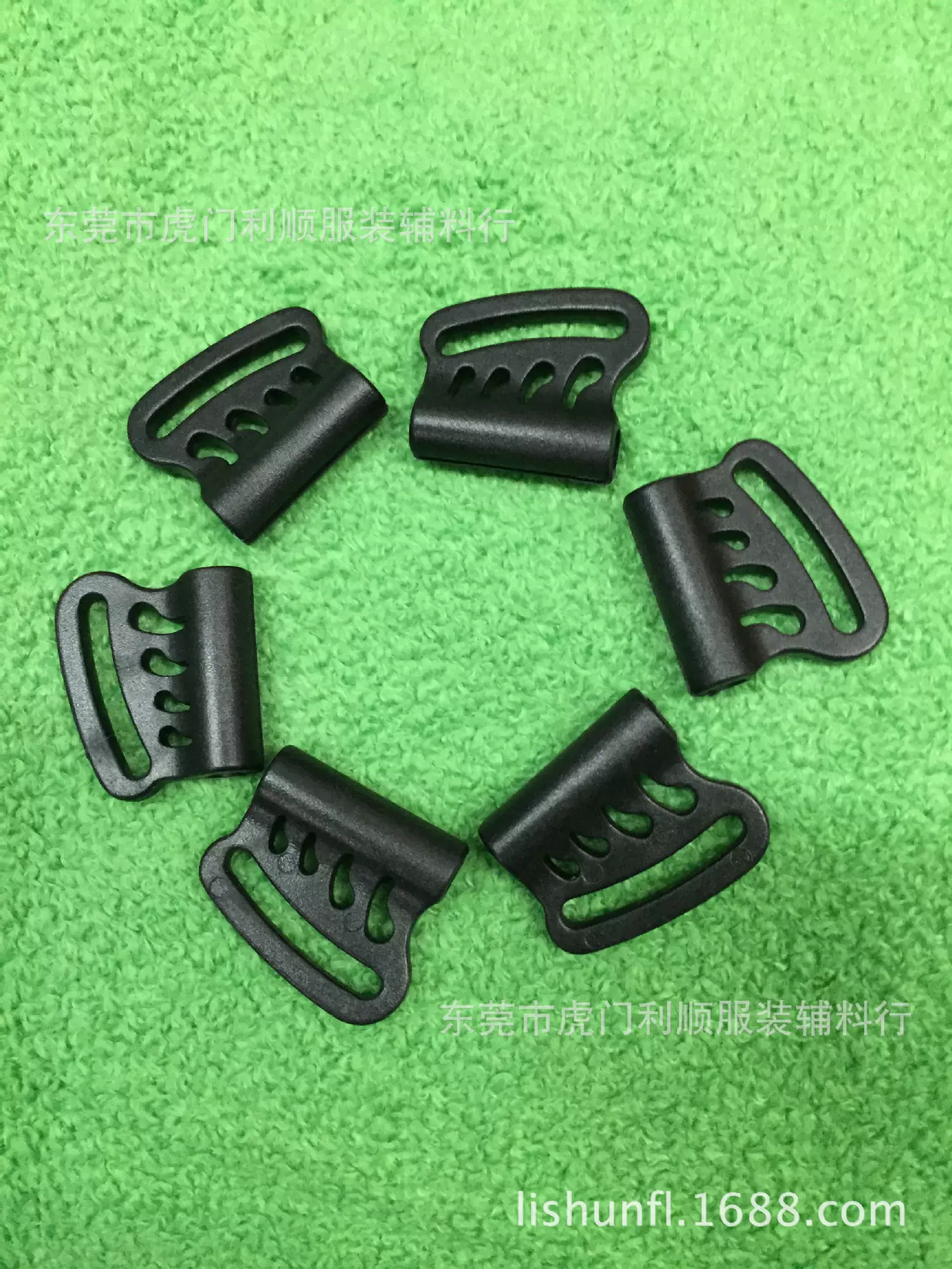 厂家塑料2CM蝴蝶扣 6分塑胶锁骨扣 20mm箱包胶骨扣