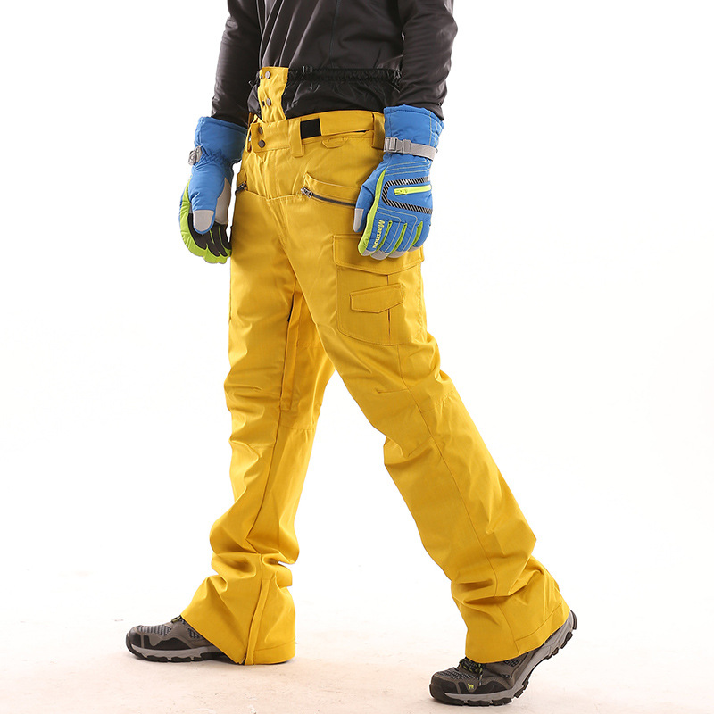Women's Clothing outdoor thick warm waterproof snowboard pants single and double snowboard pants _voghion.com