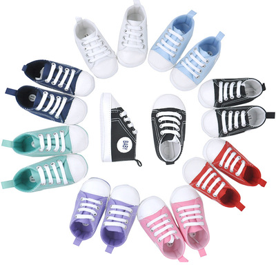 children's shoes factory Direct selling Baby Shoes spring and autumn prewalker  Young children canvas shoe ebay AliExpress Baby Shoes