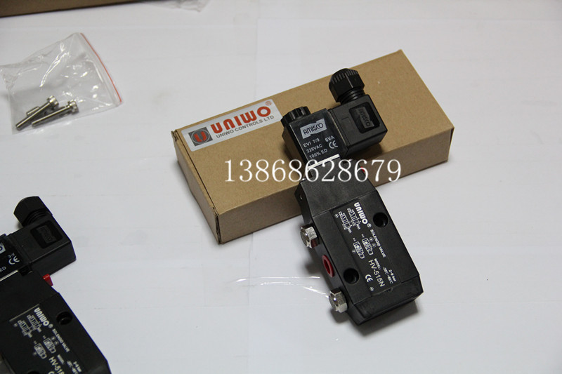 HV-315MN英国UNIWO正品HV-318N气动换向阀HV-318MN电磁阀HV-315N