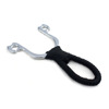 Street slingshot stainless steel, handle, silver hair rope, wholesale