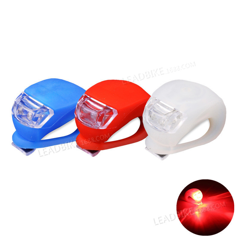 Impression Cycling Bicycle Frog Light Elastic Silicone Warning Light LED Beetle Bike Light Night Riding Equipment