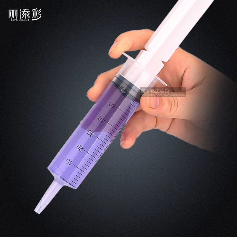 Пластиковый шприц большой емкости 60 мл с демонстрационным шприцем масштаба одноразовый шприц большого размера без иглы