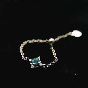 Модная золотая натуральная бриллиантовая цепь, кольцо, сделано на заказ, 2019, городской стиль, 18 карат