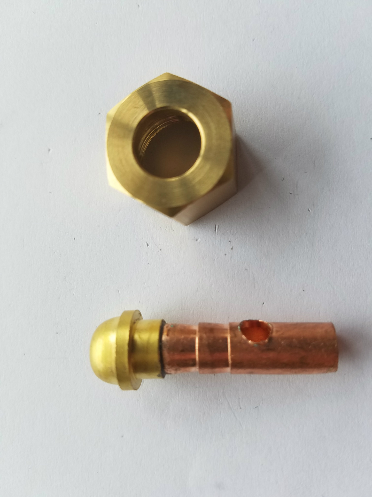 厂家直销 氩弧焊枪等离子切割枪配件 QQ150A一体后接头带铜螺母|ms