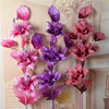 Factory direct sales hot sale of simulated flowers silk flowers wholesale fake flower decorative flowers agent 6 red palm peony