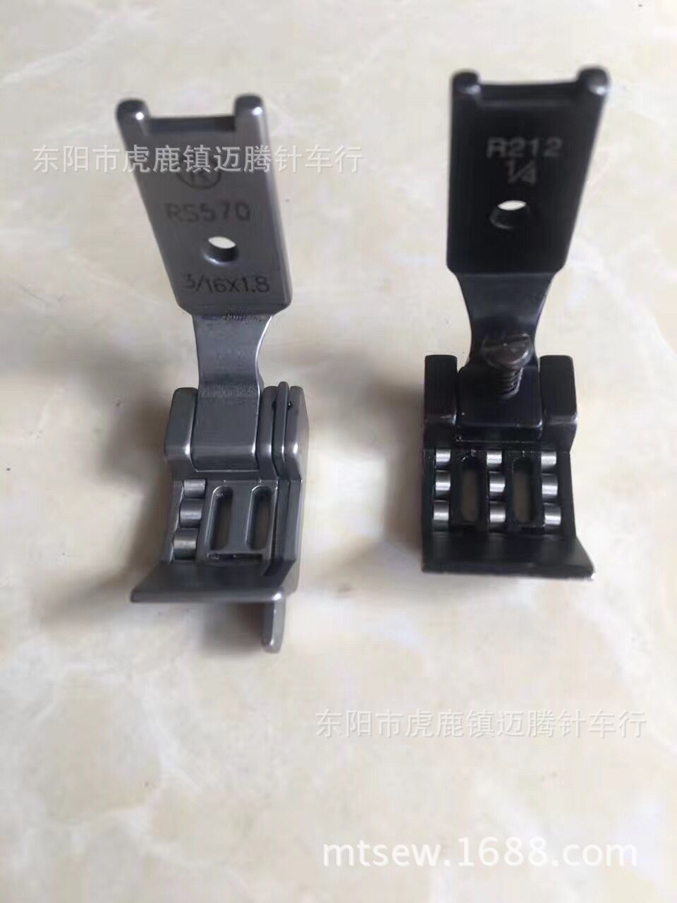 RS570   R212 1/4双针车 FOOT 滚轮压脚 工业缝纫机零件