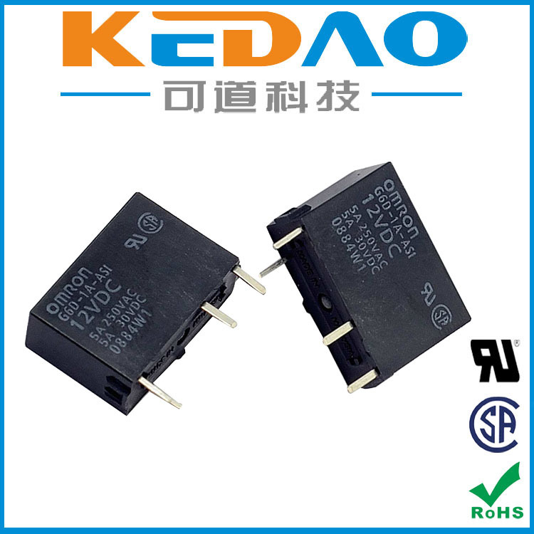 欧姆龙G6D-1A-ASI DC24V功率继电器OMRON原装正品特价现货