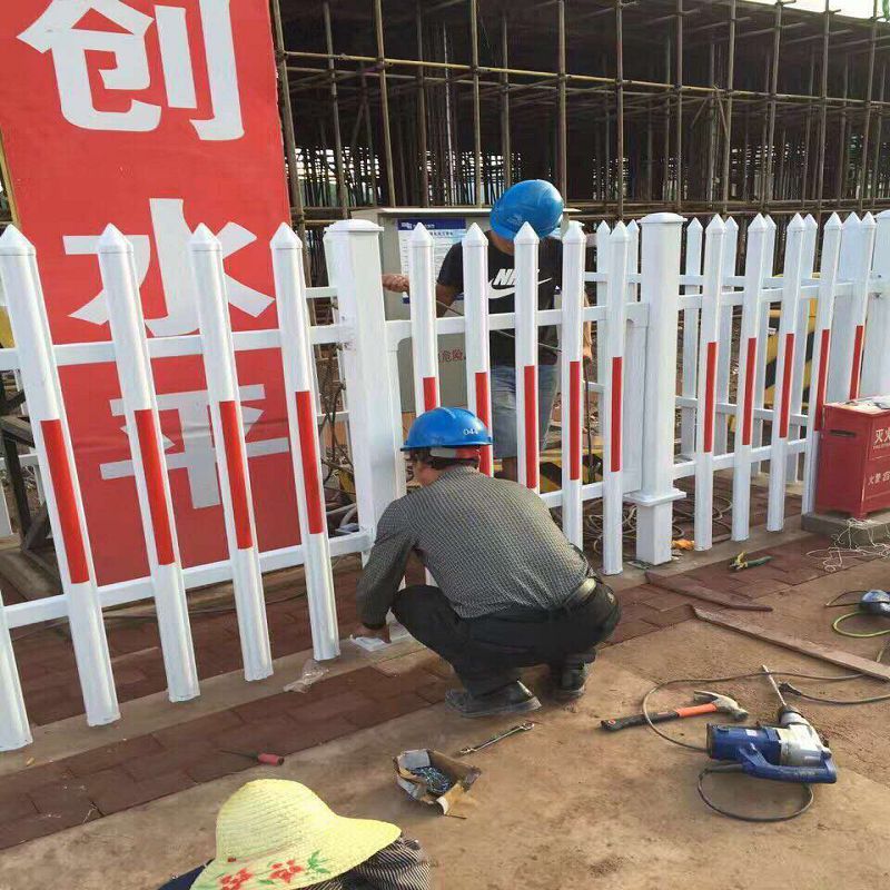 PVC护栏变压器围栏 电力电箱隔离栏 PVC塑钢庭院围墙护栏