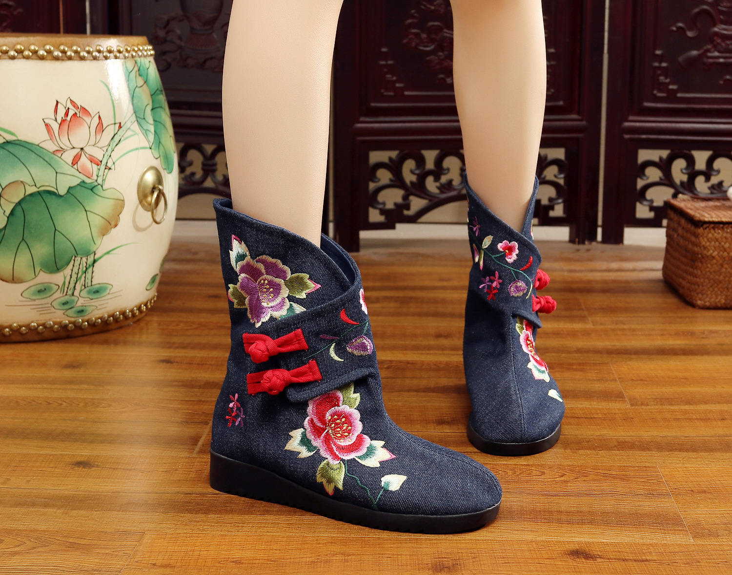 Bottes femme en Toile - Ref 3355292 Image 13