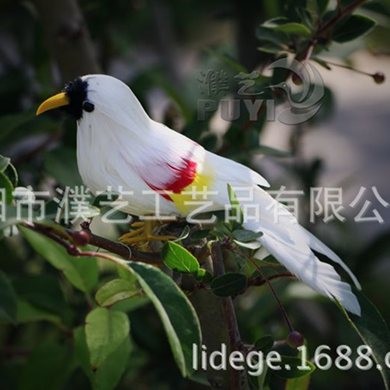 仿真羽毛鳥， 仿真小鳥， 電動羽毛鳥 ，家居羽毛飾品， 展會