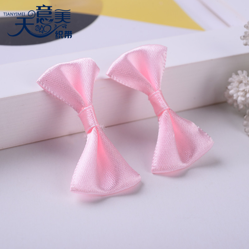 1,5 cm cinta Rosa hecha a mano pequeña pajarita Niños Accesorios de pelo arco fábrica al por mayor