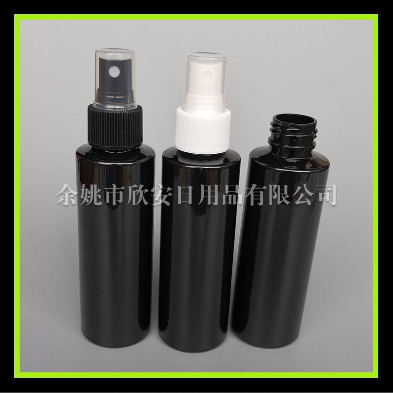 细雾黑色瓶100ml避光喷壶按压小喷壶 清洁液喷雾瓶纯露喷雾瓶