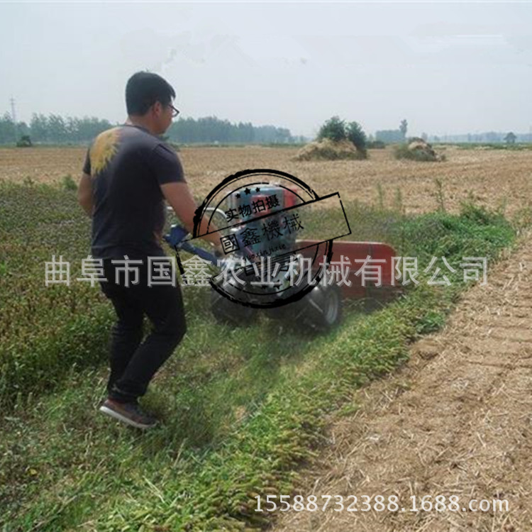 二连浩特链条传动大豆收割机 悬挂式收割机