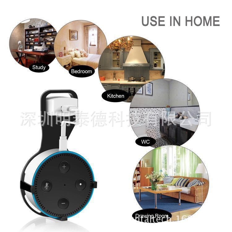 Amazon Echo Dot 2 Accessories Smart Voice Speaker Hanging Wall Bracket Wall Bracket A302
