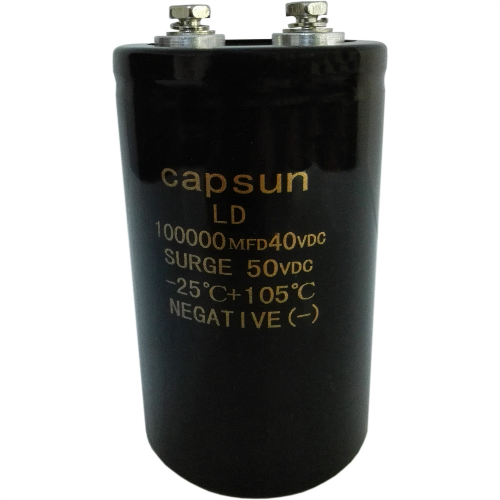 超级电容器 40V10000UF焊接设备专用LD系列螺栓型铝电解电容器