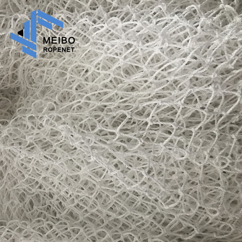 厂家生产涤纶防护安全网建筑防坠落安全网阻燃白色安全平网