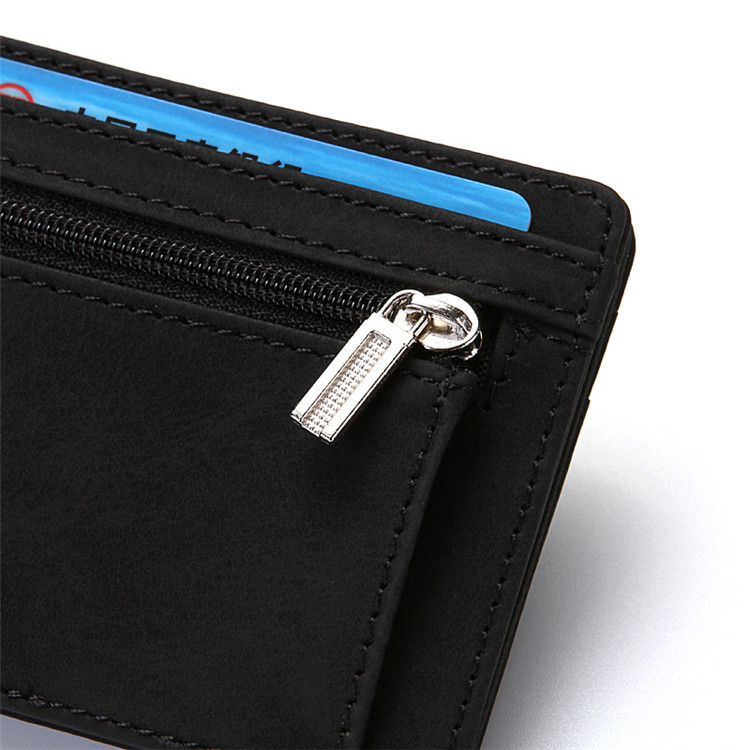 Men's Solid Color Pu Leather Flip Cover Wallets display picture 3