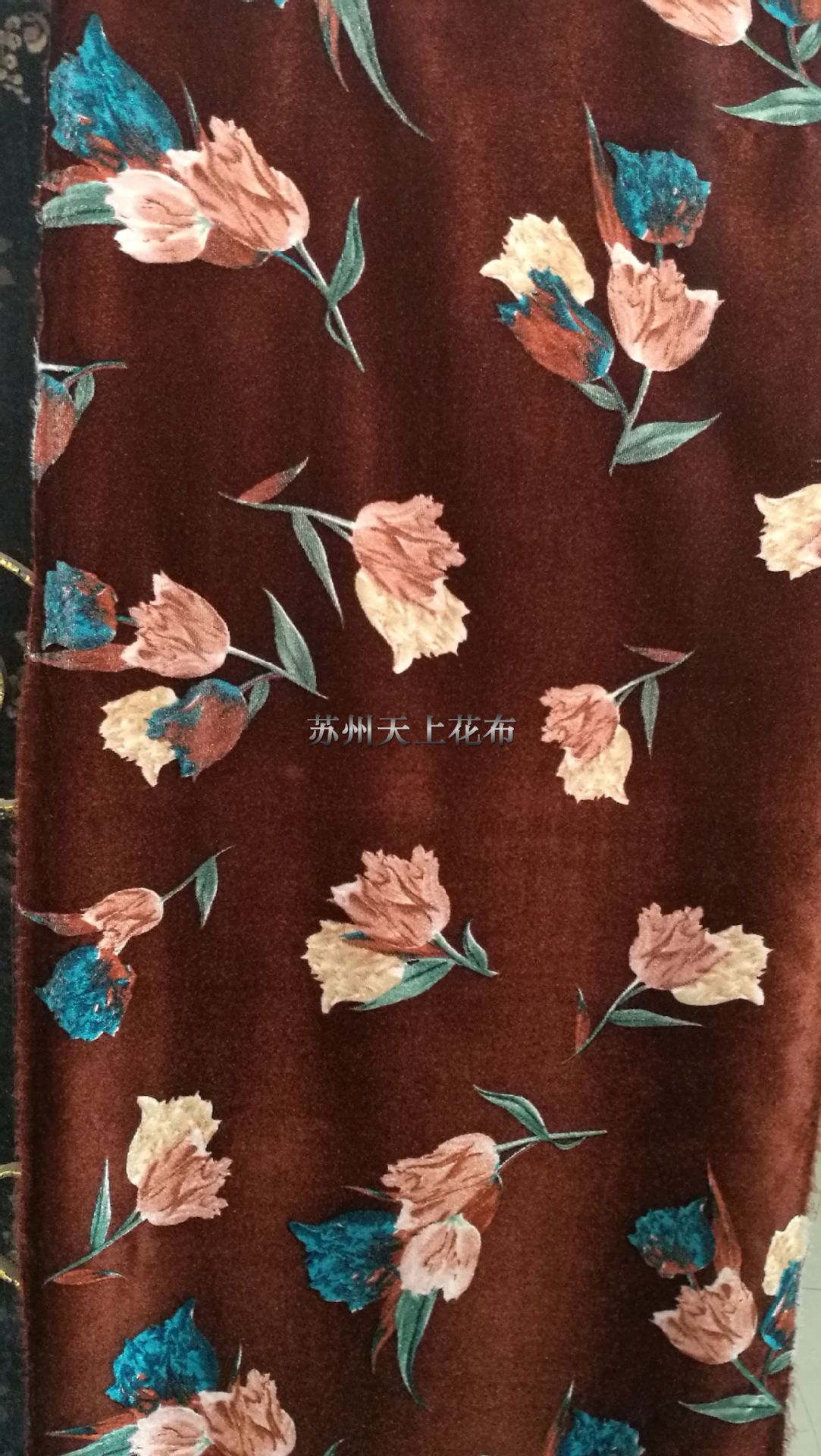 长期供应梭织天鹅绒锦绒烂花绒乔其绒锦绒烧花印花女装面料围巾-阿里巴巴