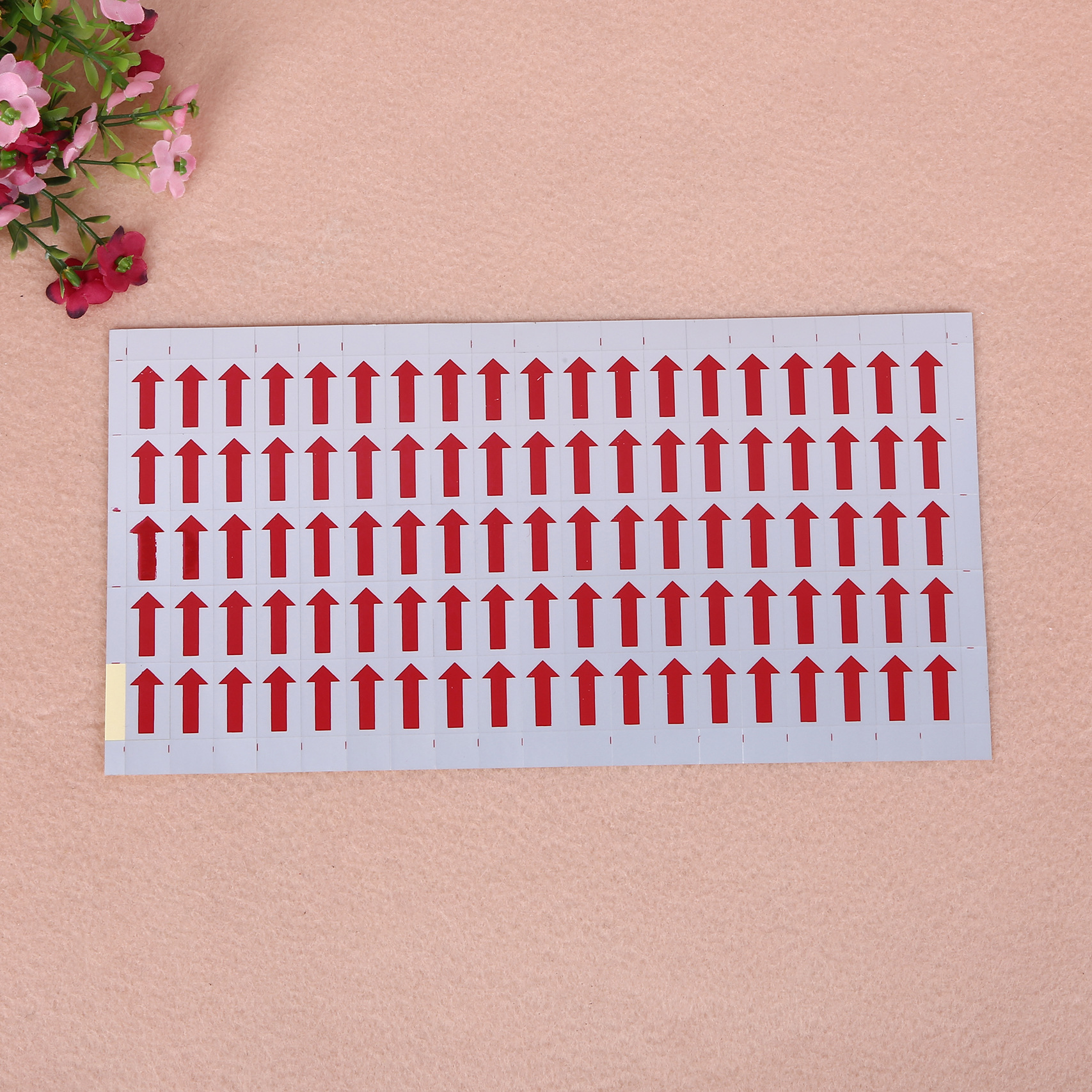 箭头不干胶标签PVC纸贴纸 哑膜不干胶标签贴 印刷LOGO