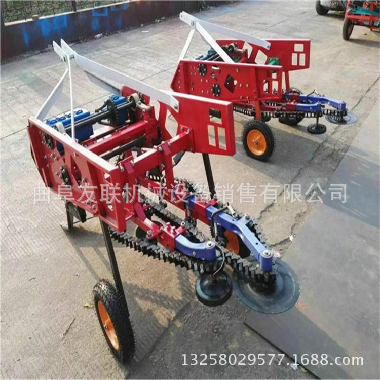 优质四轮拖拉机带动花生地瓜挖掘机 多功能起果机 高效大蒜收获机