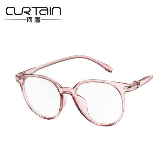 New 2017 Retro Fashion Flat-Sided Glasses 15959 Transparent Color Frame Student Versatile Literary Eyeglass Frame