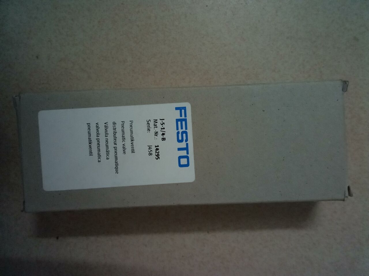 供应大量现货FESTO/费斯托 电磁阀J-5-1/4-B 14295