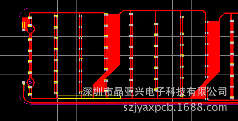 专业定做车库三黄灯LED铝基板，0.6米1.2米1.5米
