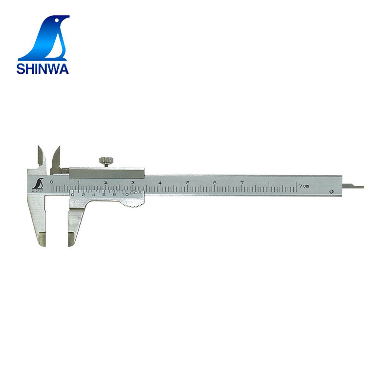 日本SHINWA亲和（企鹅牌）19892 高级迷你卡尺 70mm 游标卡尺