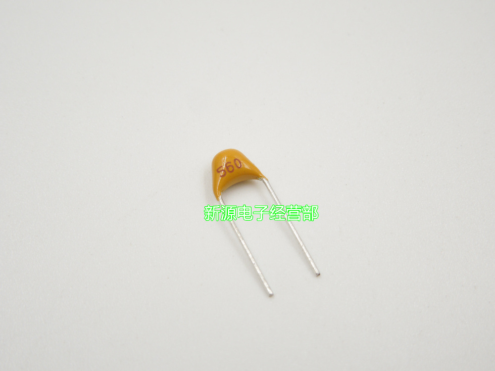 独石电容 多层瓷片电容 56PF 50V 560 56P 56PF 脚距5.08mm