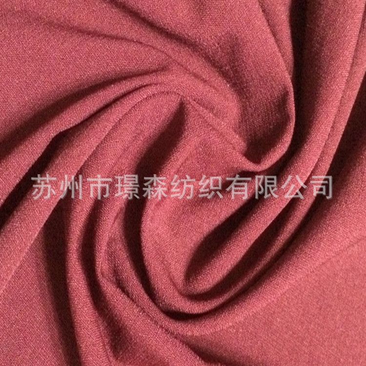 厂家直销 四面弹仿麻面料 时尚男女装上衣裙子裤子布料 外单品质