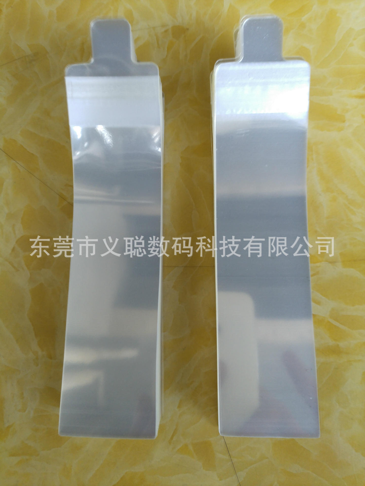 批发带自粘OPP透明扎带膜宽35MM*长160MM 溥膜捆绑扎线束带膜
