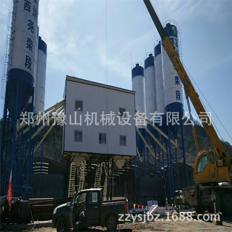 张家口1方商混搅拌站 时产60方混凝土搅拌站 JS1000搅拌机站价格