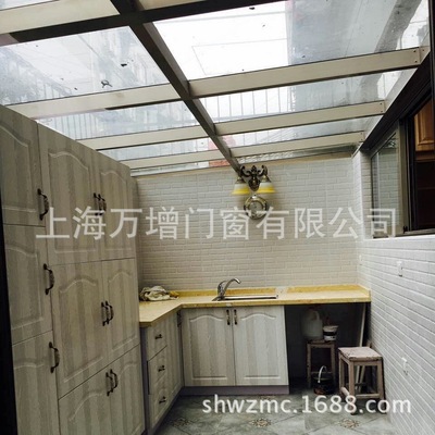 [Shanghai brand Sun room Put up Laminated Toughened glass First floor Patio aluminium alloy Sun room
