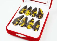 Wholesale Guzheng Nails, Fake Natural Color Guzheng Nails, Adult and Children's Grooved Guzheng Nails