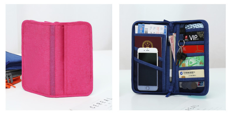 142g Weight 100pcs Quantity Nylon Material Solid Color Pattern Casual Style Simple Certificates Mobile Phone Change Storage Bag Wholesale Nihaojewelry 18
