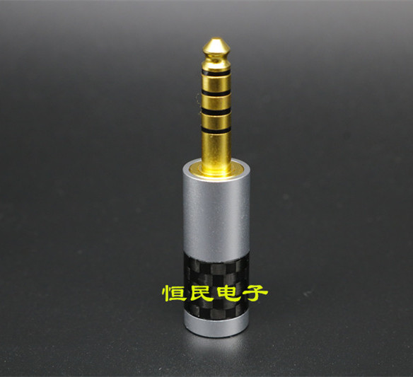 镀金碳纤维sony索尼4.4mm5级平衡插头 索尼NW-WM1Z/A 4.4
