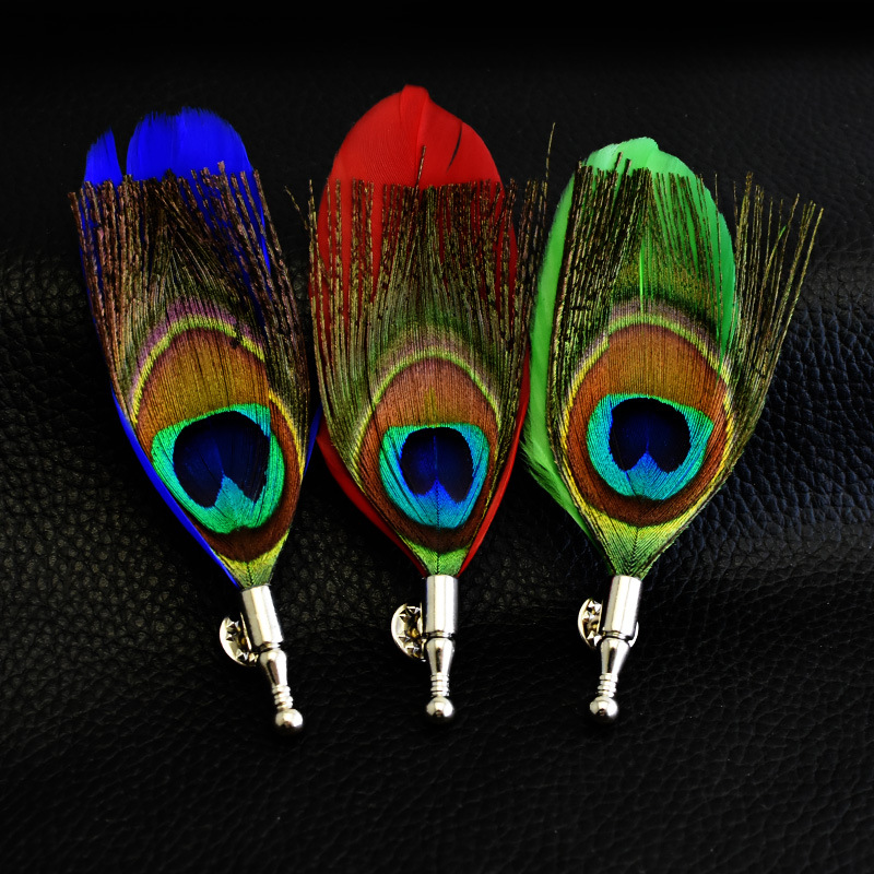 7g Weight Elegant Ethnic Style Pin Copper Unisex Brooches