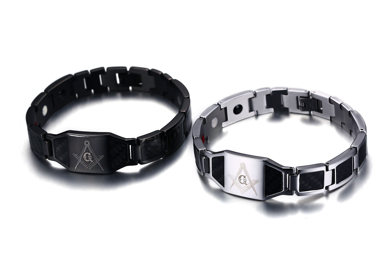 Mode Kreuzen Titan Stahl Armbänder Überzug Edelstahl Armbänder display picture 16