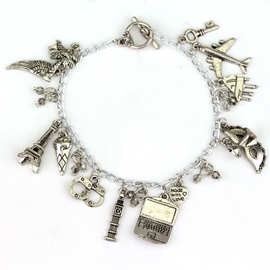 WISH热卖 欧美电影周边饰品 五十度灰组合手链手镯手饰外贸批发