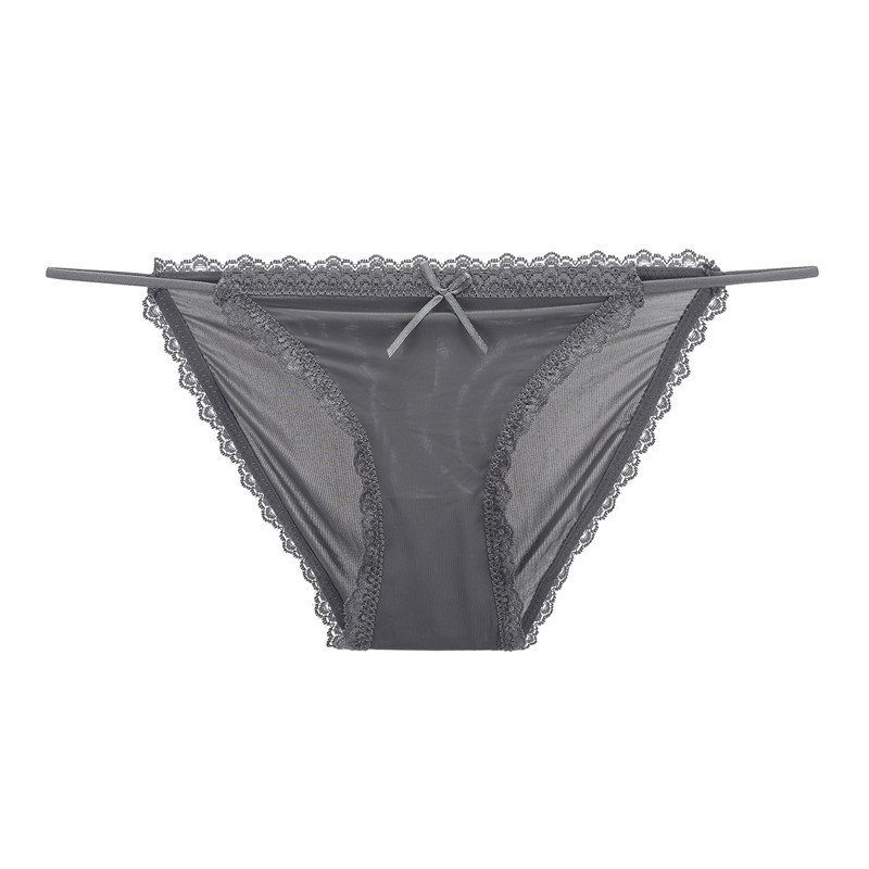 Sexy Lace Underwear Women's Seamless Breathable Women's Low Waist Briefs Transparent Bikini Leggings