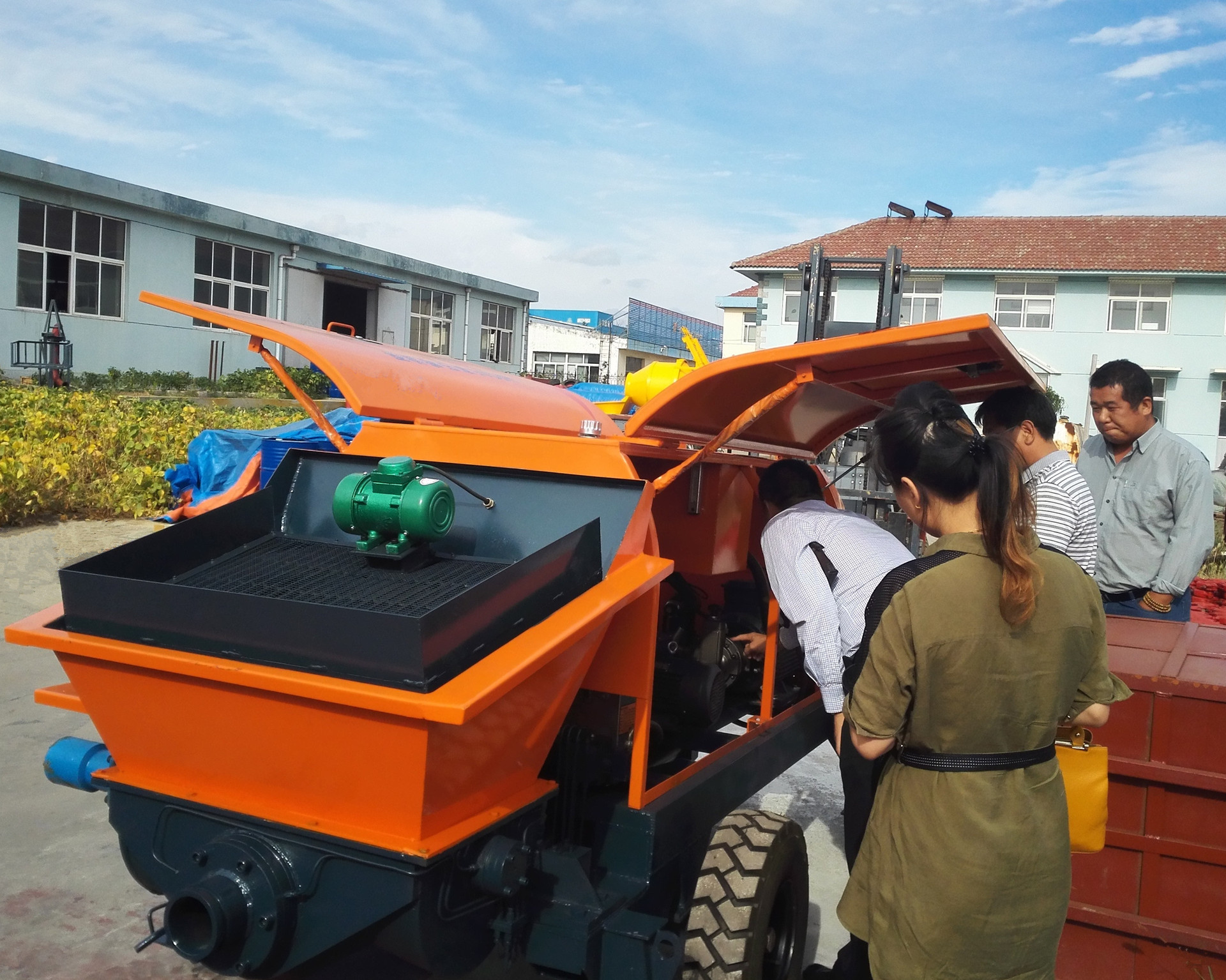 水泥喷涂泵 高压水泥喷涂泵 抹墙泵 喷墙泵 高压抹墙泵 喷泥浆机