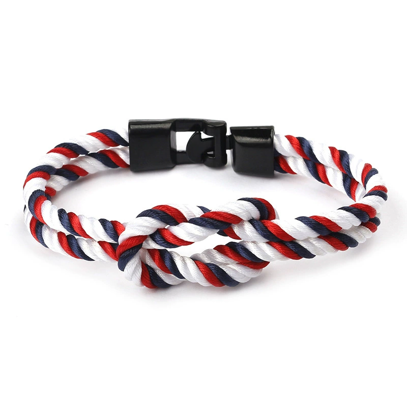Brand nylon fashionable retro woven bracelet for men and women for beloved, simple and elegant design, Birthday gift