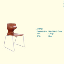 奶茶店咖啡厅靠背弯曲木椅子 青岛厂家实木办公椅