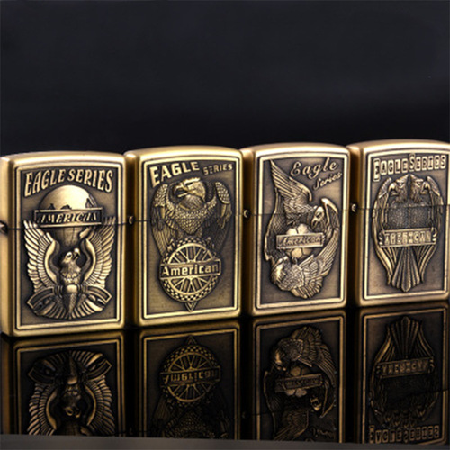 JT6017 Jiantai kerosene lighter wholesale metal portable grinding wheel open flame windproof cigarette lighter direct sale