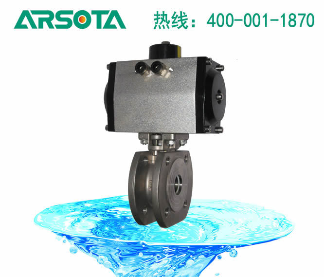 Q671F气动超薄型球阀 气动对夹超薄型球阀 超短型气动球阀